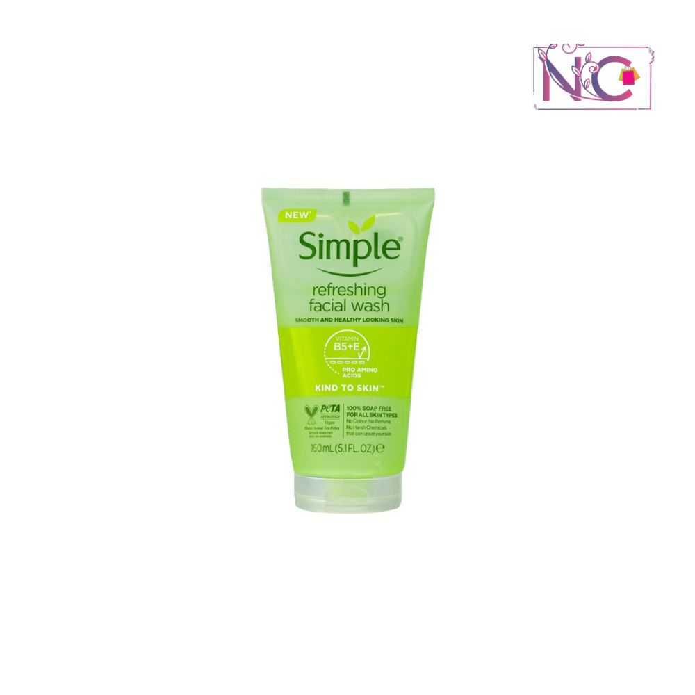 Simple Kind To Skin Refreshing Facial Wash Gel (150ml)