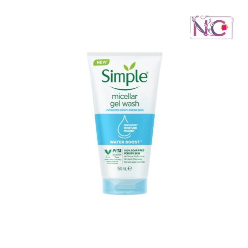 Simple Water Boost Micellar Facial Gel Wash (150ml)