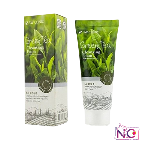 3W Clinic Green Tea Foam Cleansing – 100ml