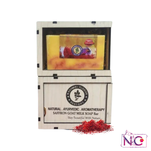 KASHMIRI Floosie Saffron Goat Milk Soap Bar – 110g
